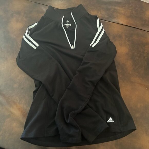 NWOT Adidas Women’s Golf French Terry 1/4 Zip Pullover - Picture 4 of 5